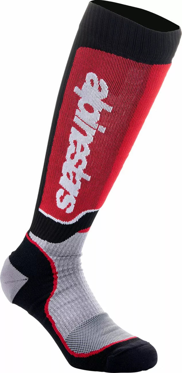 Alpinestars (MX) čarapa MX Plus BLK/Red/GY M 4702324-1215-M