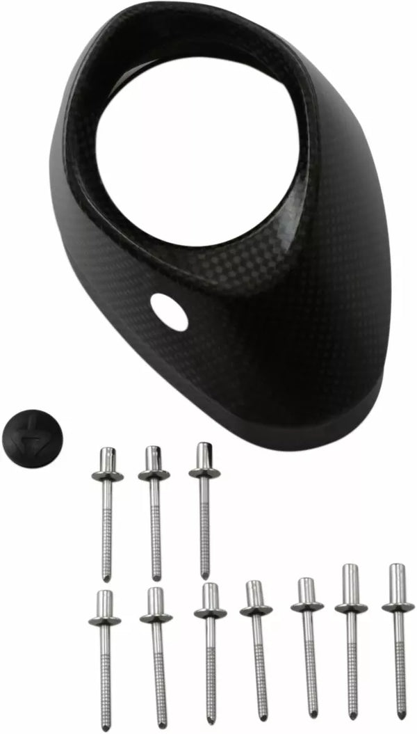 Akrapovic End Cap CF T33 Tip 1 V-EC36
