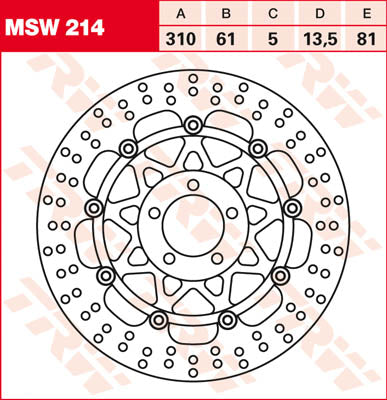 TRW Rotor TRW MSW214 MSW214