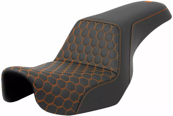 Saddlemen Seat Seat Up HC Orange Stitch 806-04-17703