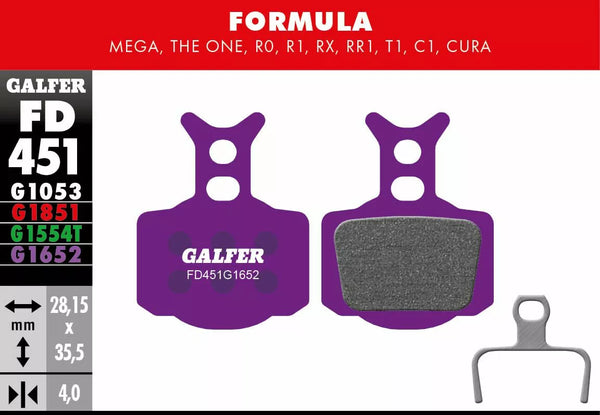 Galfer kočni jastuk e-bicikl FD451G1652