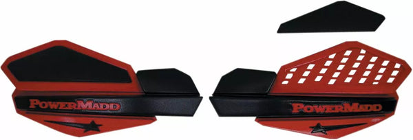 PowerMadd Handguards Star Rd/BK 34202