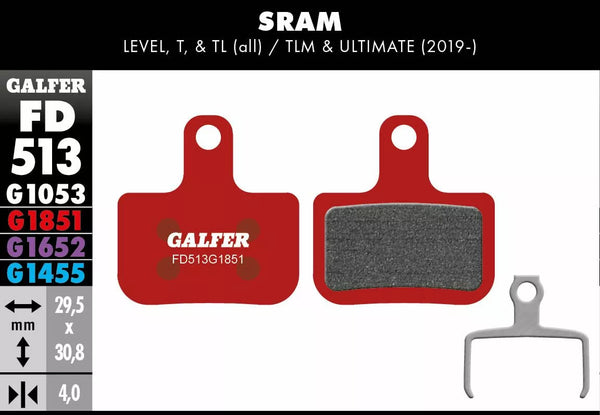 Galfer kočni jastuk Advanced FD513G1851