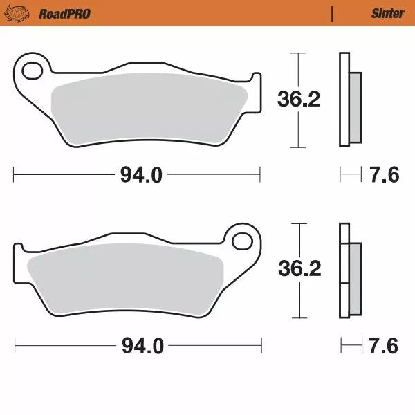 Moto-master kočni jastuk Sinter stražnji 403202