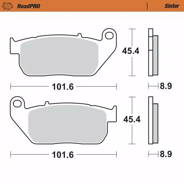 Moto-master kočni jastučić sintera prednji 410401