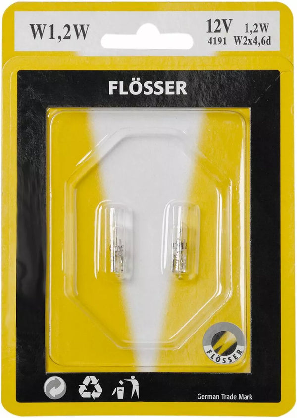 Flosser Bulb 12V 2 3W W2X4 6D 10PK 4691