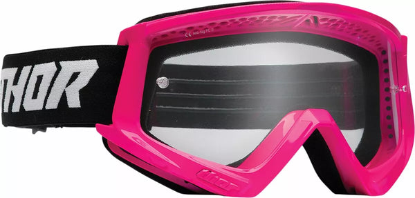 Thor Goggl CMBT RACR FL PK/BLK 2601-2707