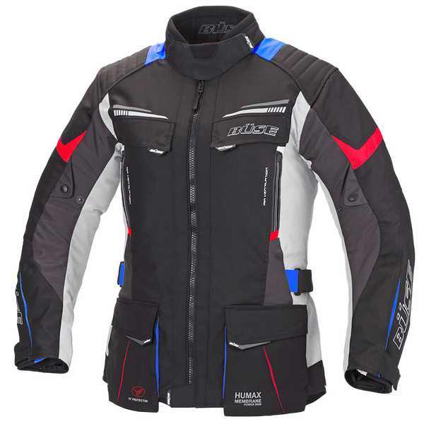 Büse Dam Textile mc jakna Lago Pro Black /Grey