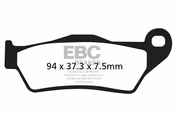 EBC kočni jastučić ugljični skuter SFAC181