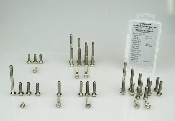 Scar Ti motora skrūves CRF25022 stimengcrf250b