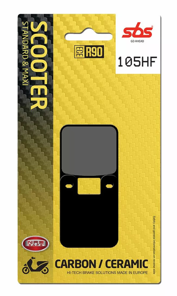 SBS BRAKE PAD CAR/CER SCOOT 105HF
