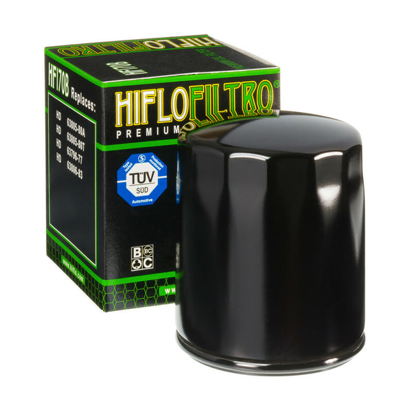 Hiflofiltro uljni filter sjajni crni - HF170B HF170B