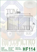 HIFLOFILTRO Oil Filter - HF114 HF114