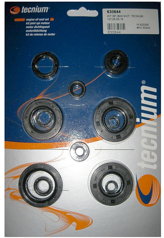 Tecnium motoreļļas blīvējumi iestatīti 1016055