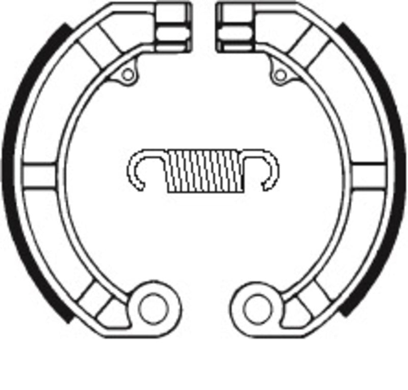 Tecnium motorollera organiskās bremžu kurpes - BA146 1022292