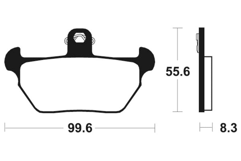 Tecnium Street Organic Brake Pads - MA144 1022367