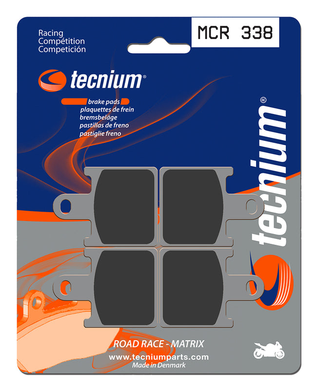 Tecnium Racing sinterirani metalni metalni kočni jastučići - MCR338 1022594