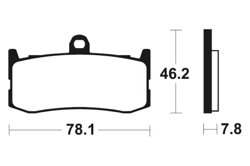 Tecnium Racing Sintered Metal Carbar Brzdí - MCR364 1022600