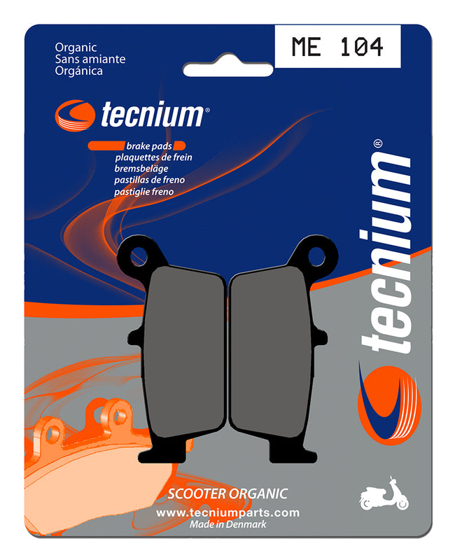 Tecnium motorolleru organiskie bremžu spilventiņi - ME104 1022607