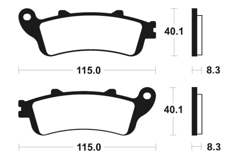 Tecnium motorolleru organiskie bremžu kluči - ME235 1022649