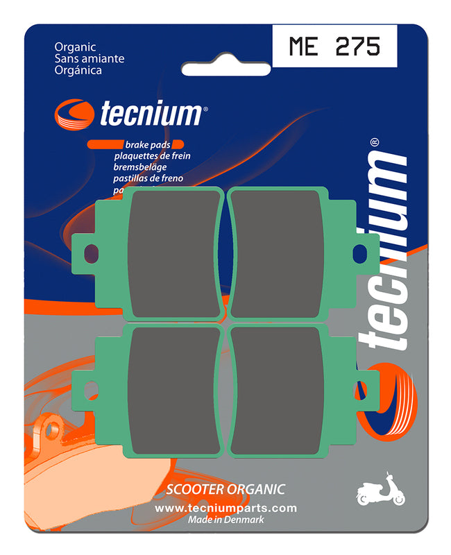 „Tecnium“ motorolerio organinių stabdžių pagalvėlės - ME275 10226622