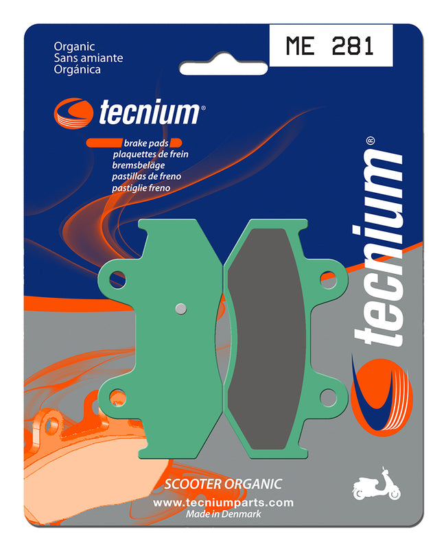 „Tecnium“ motorolerio organinių stabdžių pagalvėlės - ME281 1022666