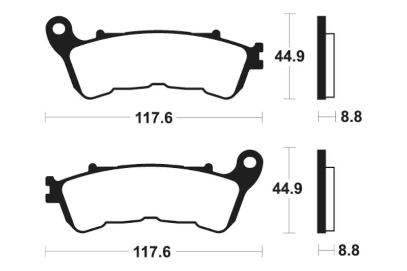 Tecnium motorolleru organiskie bremžu kluči - ME328 1022679