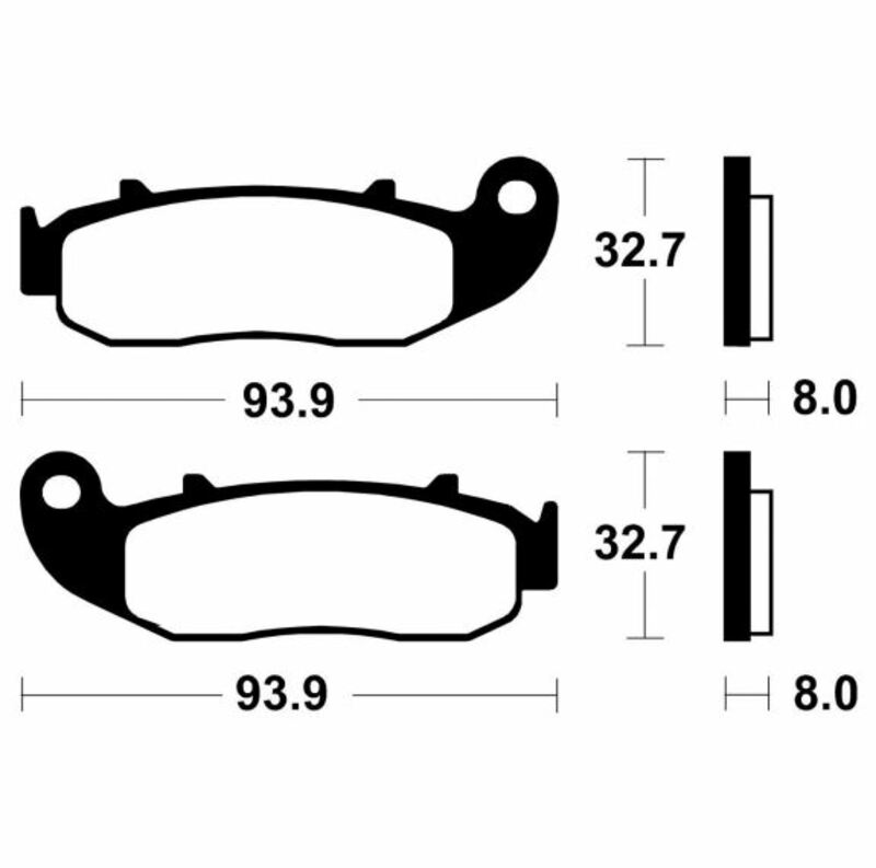 Tecnium motorolleru organiskie bremžu kluči - ME426 1022703