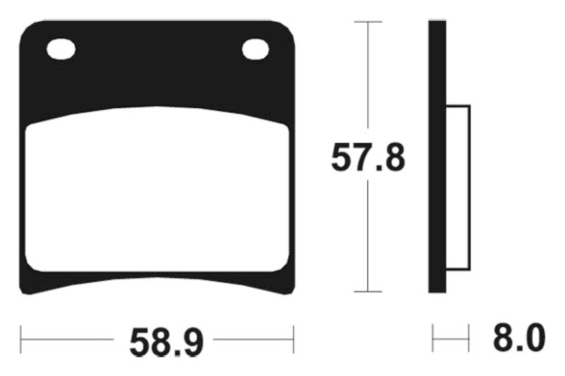 Tecnium Street Performance Sintered Metal Brake Pads - MF120 1022719