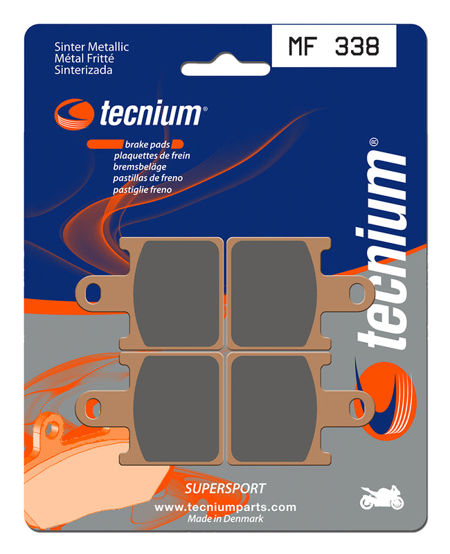 Tecnium Street Performance Sintered Metal Brake Pads - MF338 1022775