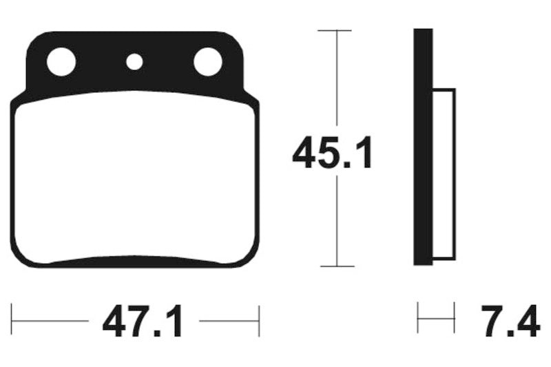 Tecnium MX/ATV sinterirani metalni kočni jastučići - MO149 1022848