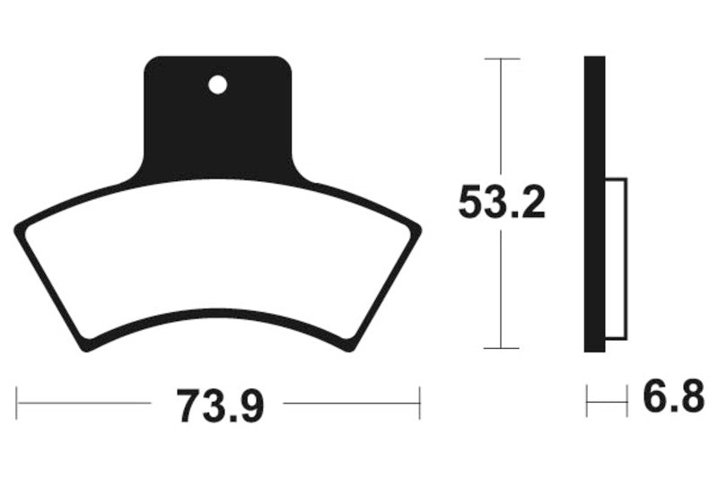 Tecnium MX/ATV sinterirani metalni kočni jastučići - MO255 1022864