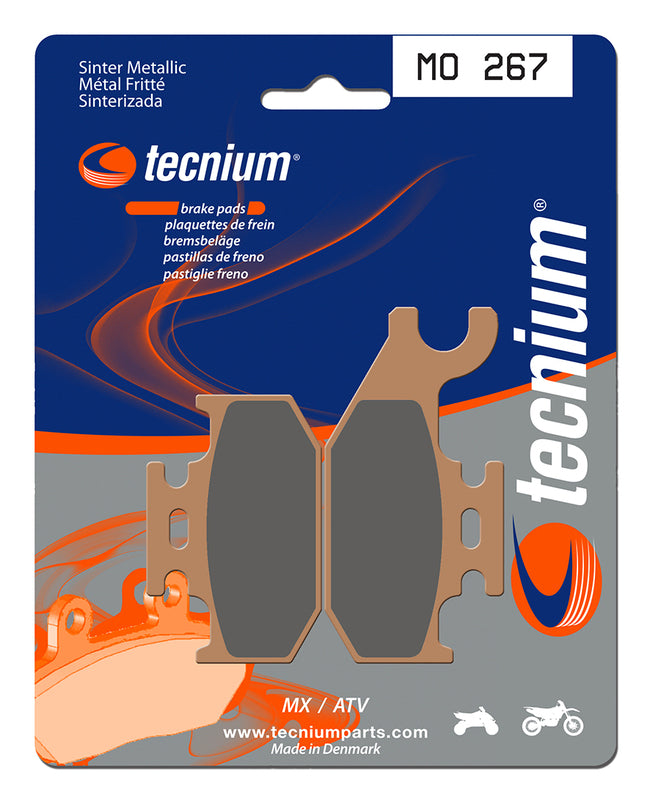 „Tecnium MX/ATV“ sukepinti metaliniai stabdžių pagalvėlės - MO267 1022868