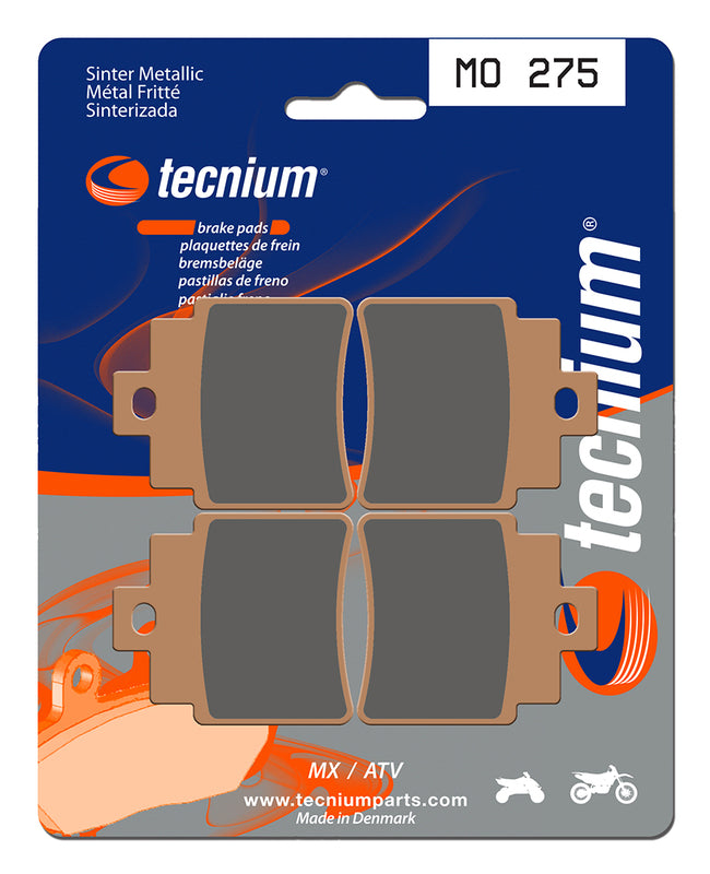 „Tecnium MX/ATV“ sukepinti metaliniai stabdžių pagalvėlės - MO275 1022869