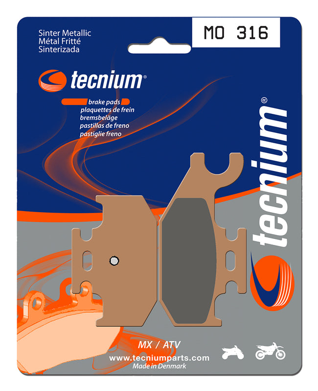 „Tecnium MX/ATV“ sukepintų metalinių stabdžių pagalvėlės - MO316 1022882