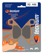 „Tecnium MX/ATV“ sukepinti metaliniai stabdžių pagalvėlės - MO406 1022905