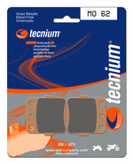 Tecnium MX/ATV Sintered Metal Brake Pads - MO62 1022916