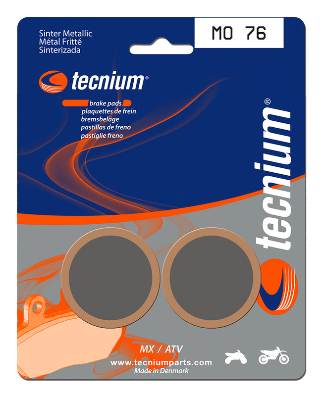 Tecnium MX/ATV Sintered Metal Brake Pads - MO76 1022919