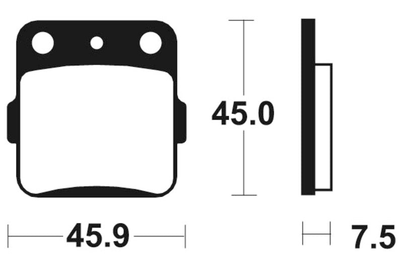 „Tecnium MX/ATV“ sukepinti metaliniai stabdžių pagalvėlės - MO92 1022925