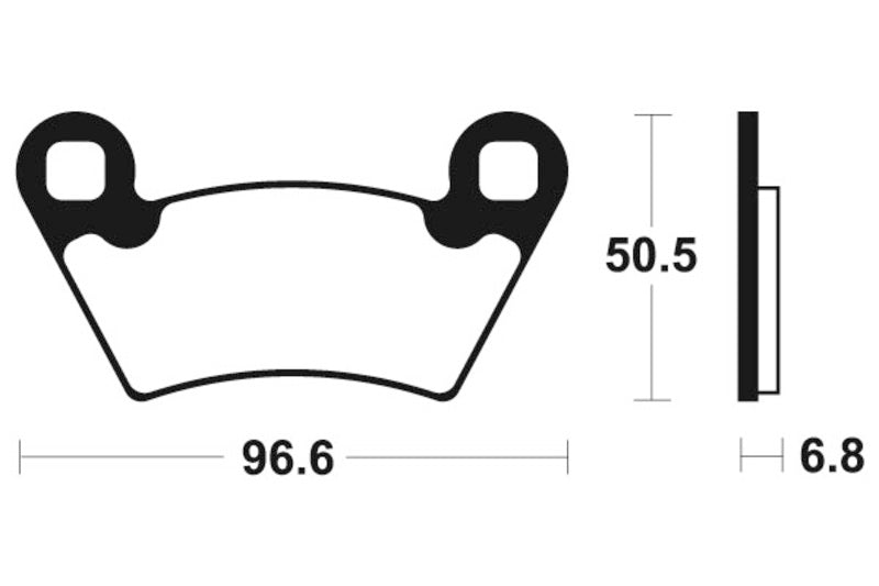 Tecnium MX/ATV sinterirani metalni kočni jastučići - MOA300 1022935