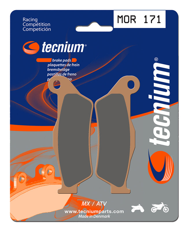 Tecnium Racing MX/ATV Sintered Metal Brake Pads - Mor171 1022952