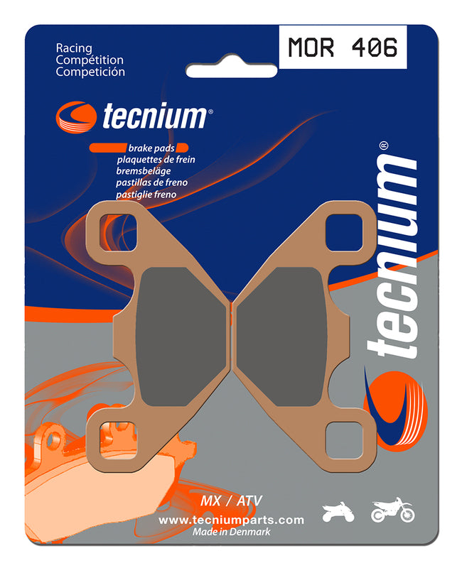 Tecnium Racing MX/ATV sinterirani metalni kočni jastučići - MOR406 1023009