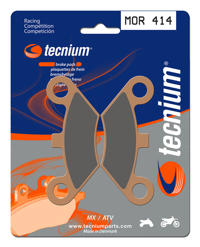 Tecnium Racing MX/ATV Sintered Metal Brake Pads - Mor414 1023014