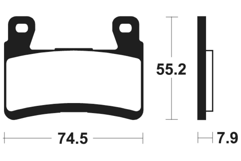 „Tecnium Racing“ sukepintų metalinių stabdžių pagalvėlės - MRR394 1023150