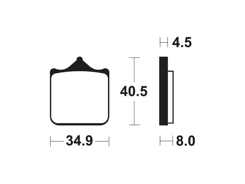 Tecnium Professional Racing Sintered Metal Brake Jastučići - MSR370 1023172