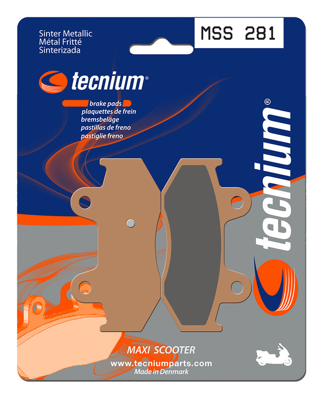 Tecnium Maxi Scooter Sintered Metal Brzdí - MSS281 1023205