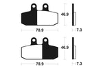 Tecnium Maxi Scooter Sintered Metal Brzdí - MSS293 1023207