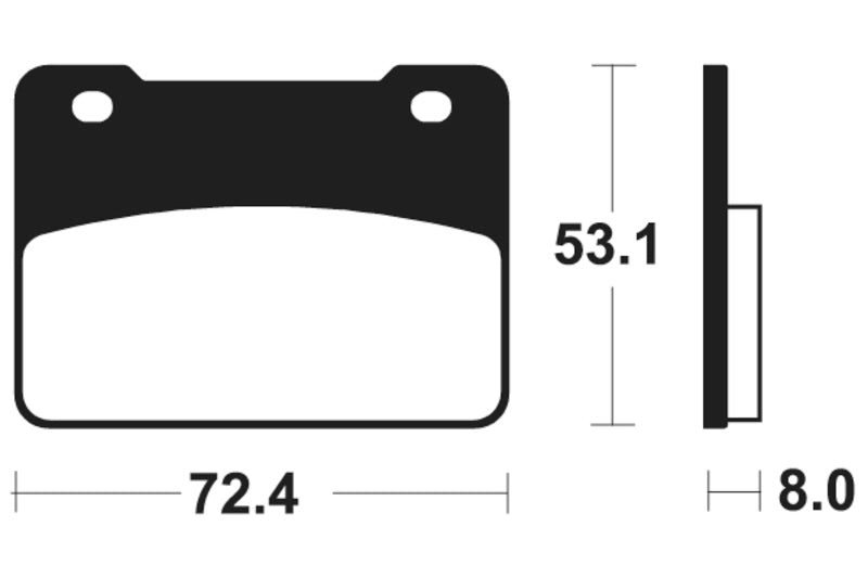 Tecnium maxi skuter sinterirani metalni kočni jastučići - MSS393 1023225