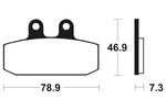 Tecnium maxi skuter sinterirani metalni kočni jastučići - MSS88 1023228