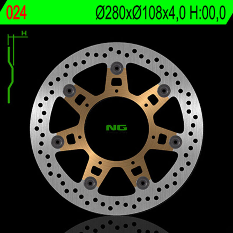 Ng kočni disk krug 024